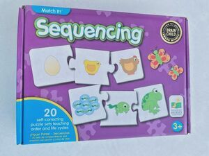 Match It! Sequencing The Learning Journey 20 Self Correcting Puzzle Children 3+